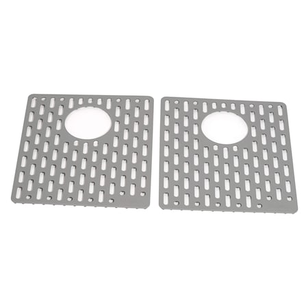 Ruvati Silicone Bottom Grid Sink Mat for RVG1385 and RVG2385 Sinks Gray RVA41385GR